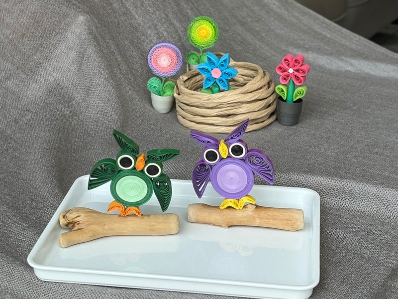 Healing Owl/Q Version Owl/Paper Owl/Treasures worth collecting - Items for Display - Paper 