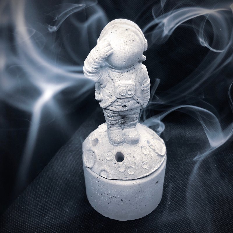 Cement emptiness model cone incense tower incense seat in addition to old cloth new fragrance Valentine's Day gift year gift - น้ำหอม - ปูน สีเทา