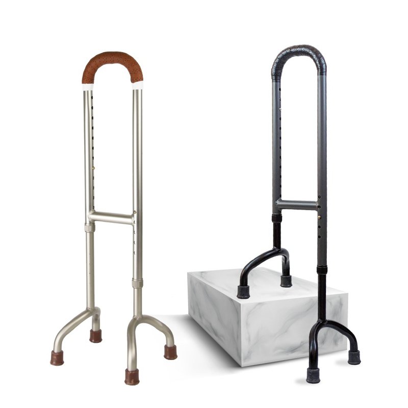 Lego cane new four-legged crutch assistive crutch, lightweight walking stick, flat ground ladder dual-purpose crutch - เฟอร์นิเจอร์อื่น ๆ - โลหะ 