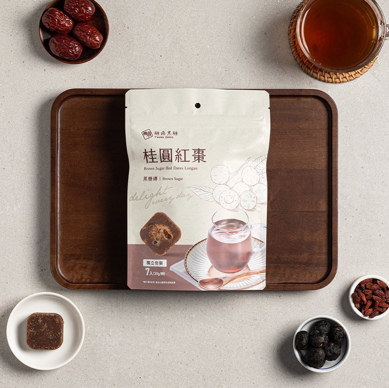 糖鼎  黑糖磚-桂圓紅棗- 輕巧包 7入 - 蜂蜜/黑糖 - 其他材質 粉紅色