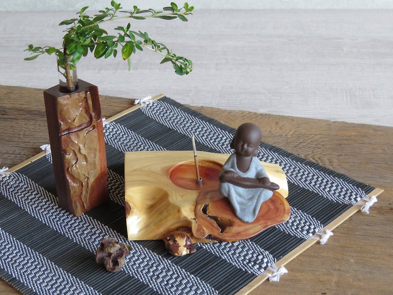 HO MOOD Nature Series - Handmade Log Fragrant Inserts - Fragrances - Wood Brown
