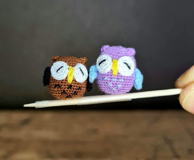 7 Owl Keychain Crochet Patterns FREE and Paid