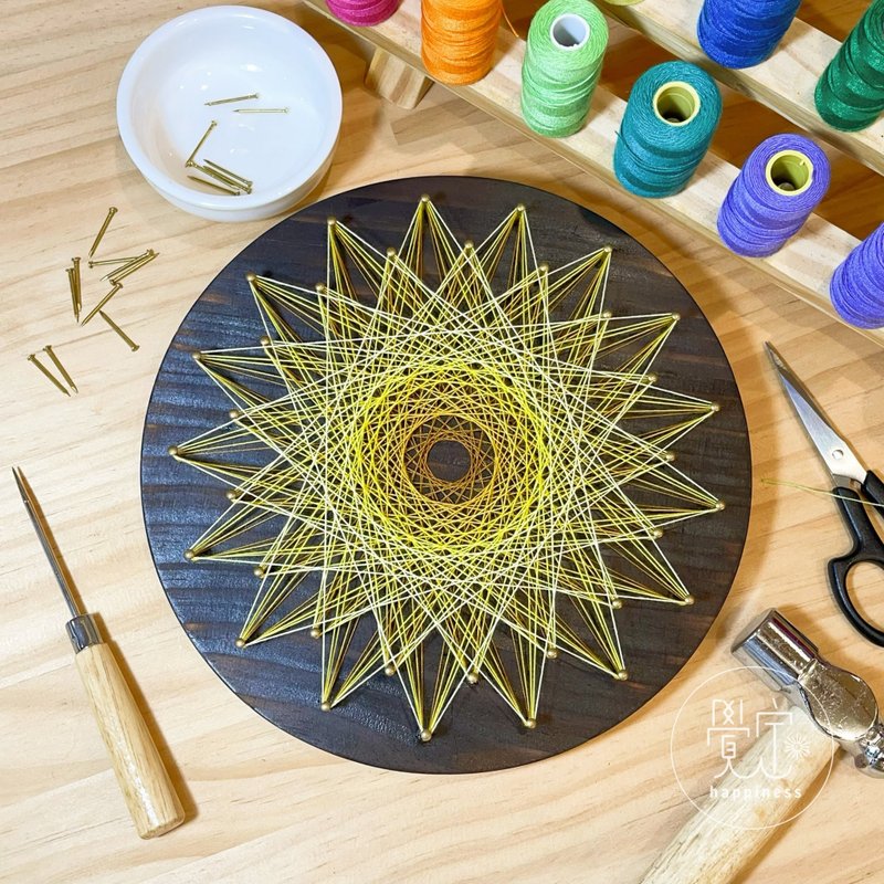 Stringart 藝術作品 - 擺飾/家飾品 - 其他材質 多色