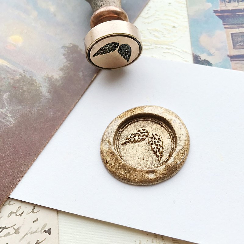 Sealing Wax stamp set gift box | - Stamps & Stamp Pads - Other Metals Gold