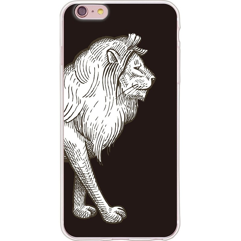 New Designer - [Wild Lion] - TPU Phone Case - T - Phone Cases - Silicone Black