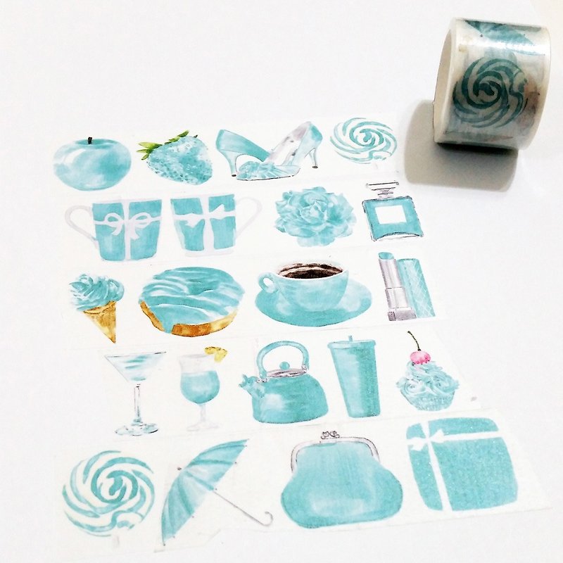 Washi Tape My Tiffany Blue 2M - Washi Tape - Paper 