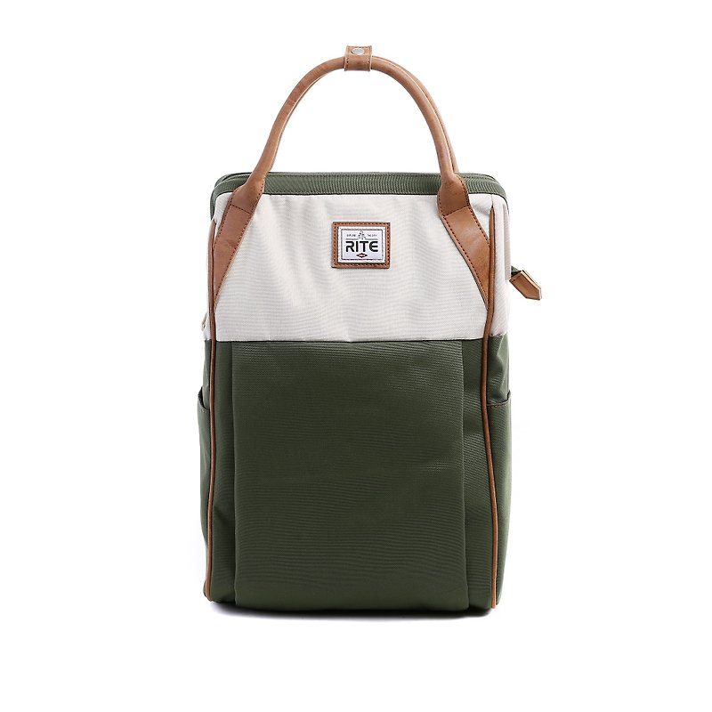 RITE- Urban║ roaming package (L) straight section - gray / dark green - Messenger Bags & Sling Bags - Waterproof Material Green