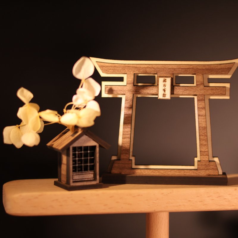 【游刃有餘の鳥居】原創設計/木製手工/本來應該從從容容 - 擺飾/家飾品 - 木頭 咖啡色