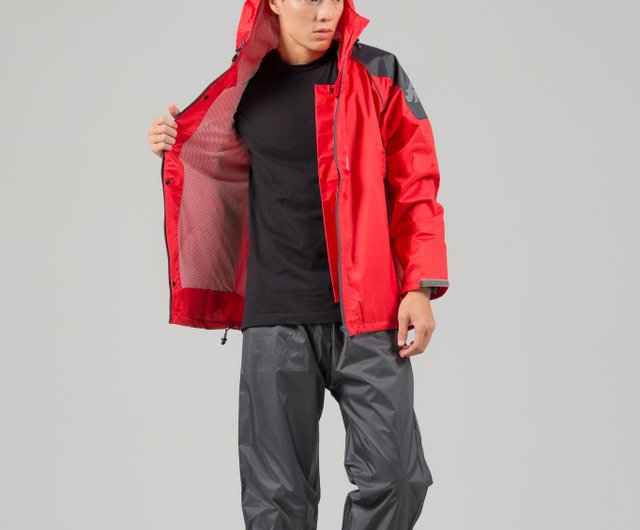 Bright deals red raincoat