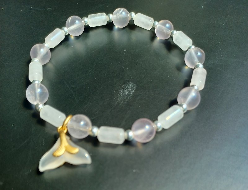 Green Mermaid Crystal Bracelet Peach Blossom Advent - Bracelets - Crystal 