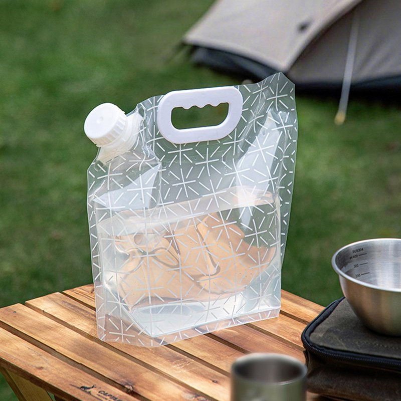 日本霜山 手提直立式雜糧密封袋(1.5L)-15入 - 便當盒/食物袋 - 其他材質 透明