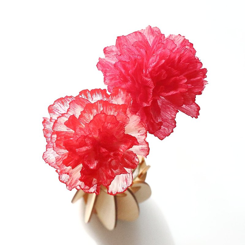 paper flower art 〜Carnation〜 - Items for Display - Paper Red