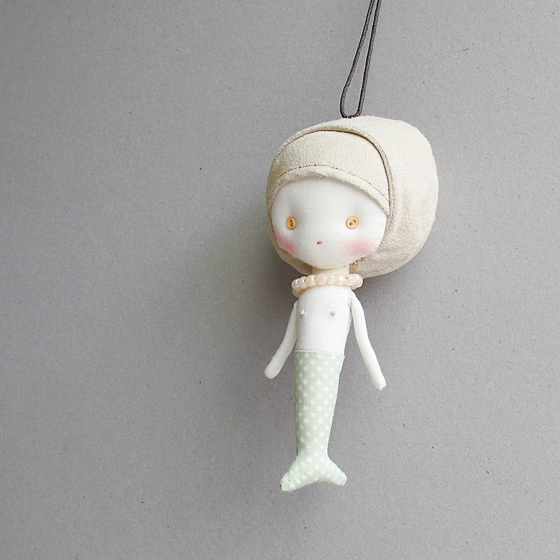 Mermaid Little Lolita No. 27 - ตุ๊กตา - ผ้าฝ้าย/ผ้าลินิน สีเขียว