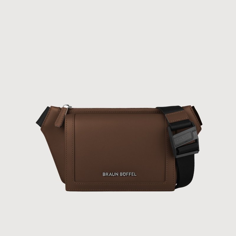 【Complimentary Gift Wrapping Upgrade】 MOSSEN Hip Pack - Soil Brown / BF562-07-POS - กระเป๋าแมสเซนเจอร์ - หนังแท้ สีนำ้ตาล