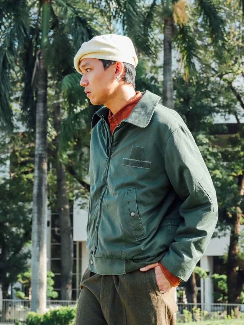 Tsubasa.Y│法國空軍B-15飛行員夾克 古著 公發 空軍 法國 夾克 - 男夾克/外套 - 棉．麻 多色