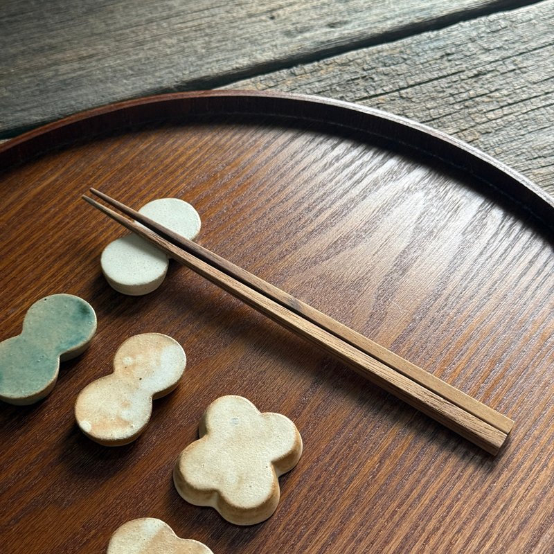 幾何筷架_匙置 - 筷子/筷架 - 陶 白色