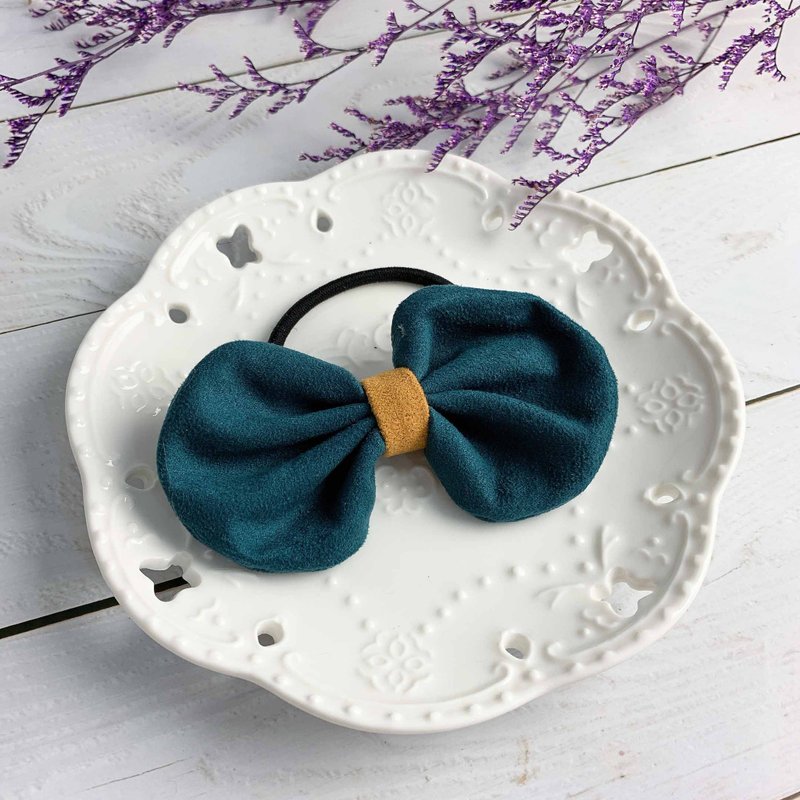 W&C Handmade||Midsummer Night|| Cypress Green Loess Cloth Hair Tress - Hair Accessories - Other Materials Multicolor