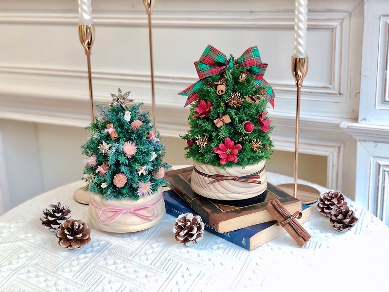 [Handmade Course] Spinning Musical Cedar Christmas Tree‧Christmas Limited Course - Plants & Floral Arrangement - Plants & Flowers 