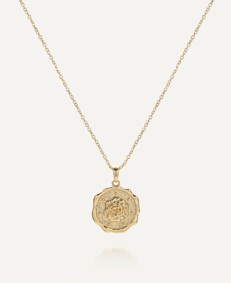 Kindness Rose Pendant Necklace | Sachelle Collective - Necklaces - Precious Metals Gold