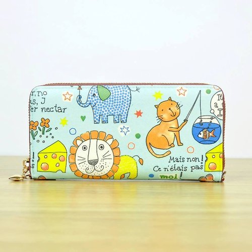 Handmade Gifts &amp;quot;double sandwich long list&amp;quot; cartoon wallet long clip / New Year Valentine&amp;#39;s Day gift exchange