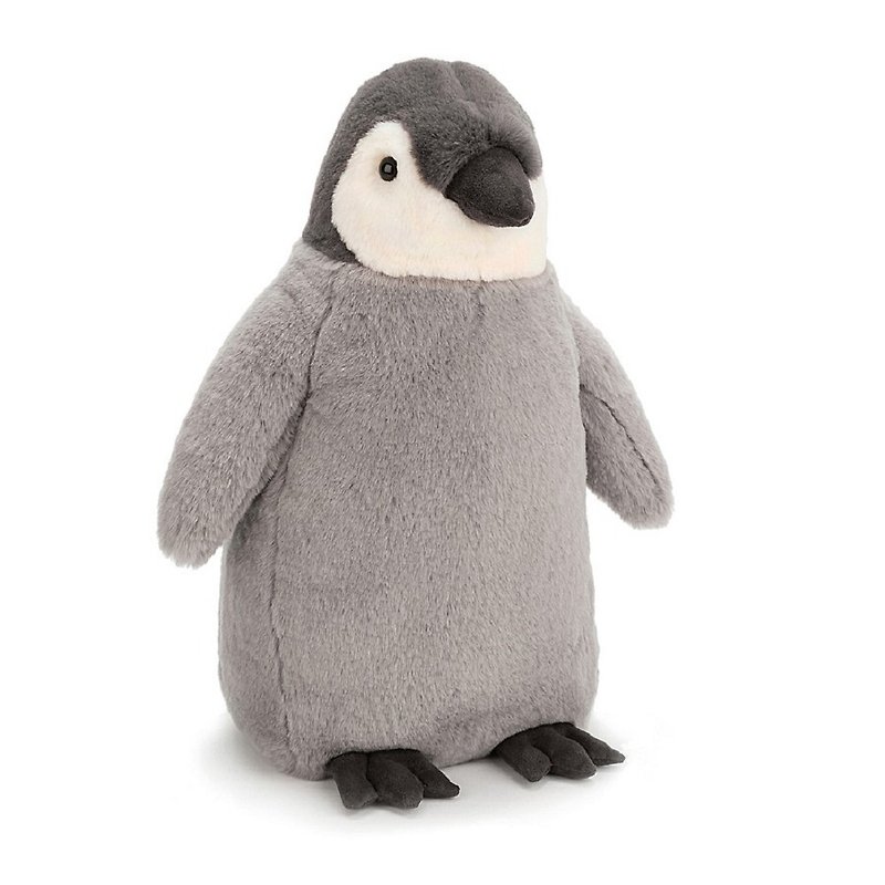 Percy Penguin 頑皮企鵝 36cm - 公仔模型 - 聚酯纖維 灰色