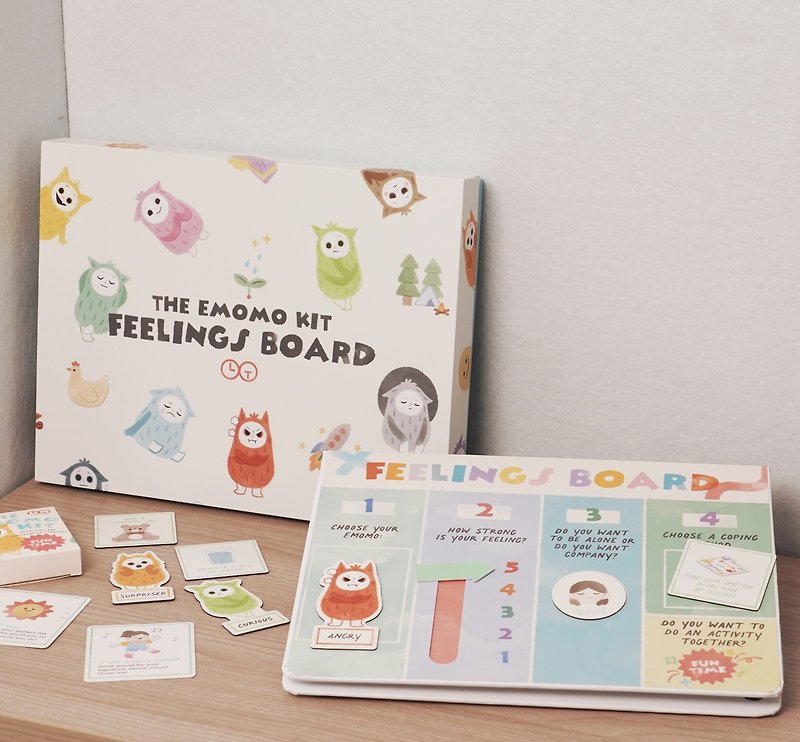 Feelings Board-Practice Regulation with children using four simple steps. - ของเล่นเด็ก - วัสดุอื่นๆ หลากหลายสี