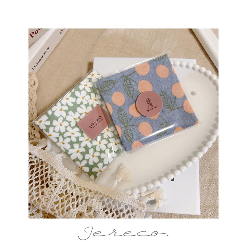 Jereco.Handmade brushed cotton coaster - ที่รองแก้ว - ผ้าฝ้าย/ผ้าลินิน 