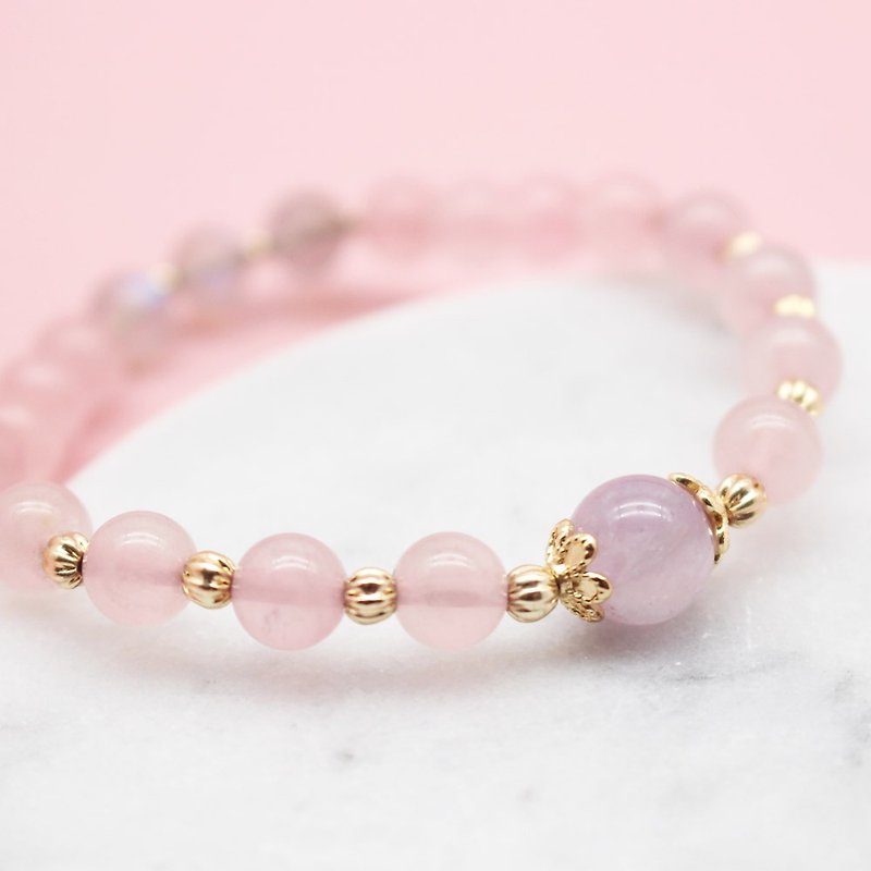 Christmas Gifts | Recruiting Peach Blossoms for the Opposite Sex | Pink Crystal Lavender Amethyst Grade 7A - Bracelets - Gemstone Pink