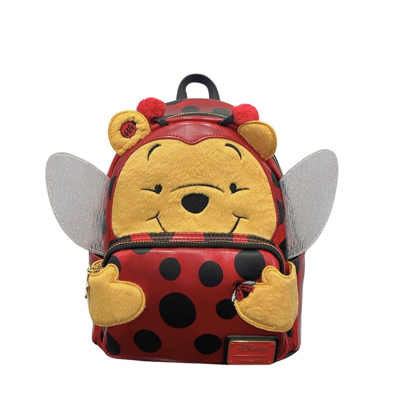 Loungefly Disney Winnie the Pooh Beetle Mini Backpack - กระเป๋าเป้สะพายหลัง - หนังเทียม 