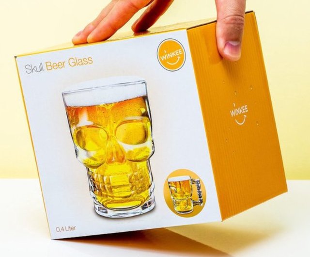 スカルビールジョッキ - ショップ winkee-tw ワイングラス・酒器 - Pinkoi