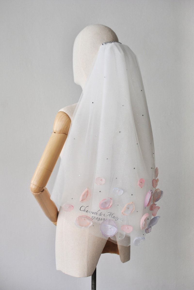 Jellyfish Pastel Concept Led Veil - 髮夾/髮圈 - 聚酯纖維 多色