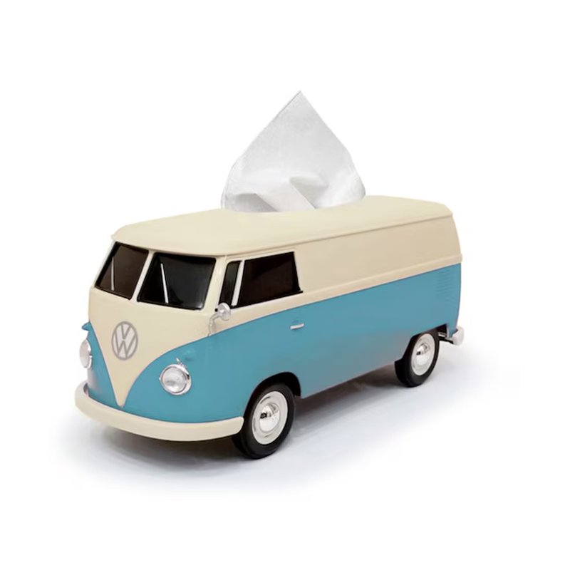 VW T1 1963 Tissue Box, Cream & Blue edition  1:16 VW T1 Bus - Storage - Plastic 