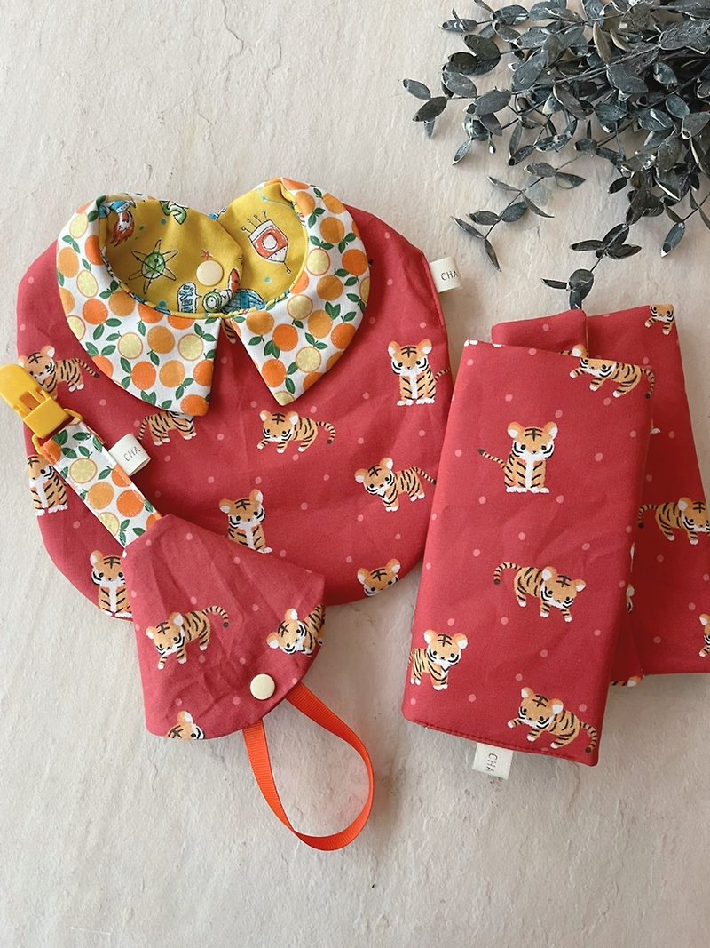 I am Hulix Miyue gift box handmade 3-piece set - Baby Gift Sets - Cotton & Hemp Multicolor