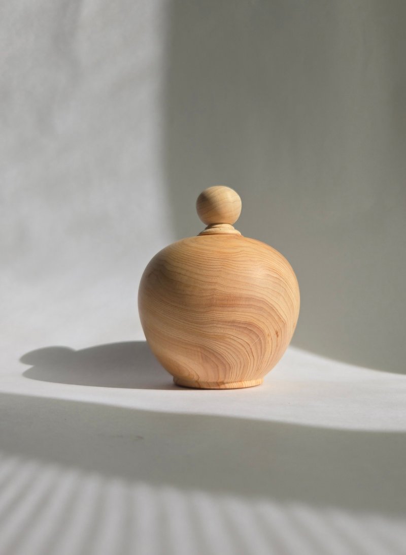 【Cypress Treasure Bowl】Taiwan Cypress, for good luck, home and office ornaments, - Items for Display - Wood 