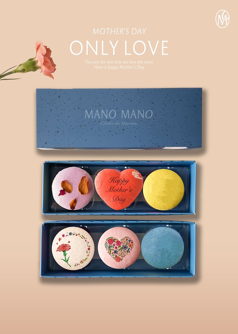 MANO MANO Cherish Mommy Macaron | 6 pieces - Cake & Desserts - Other Materials Multicolor