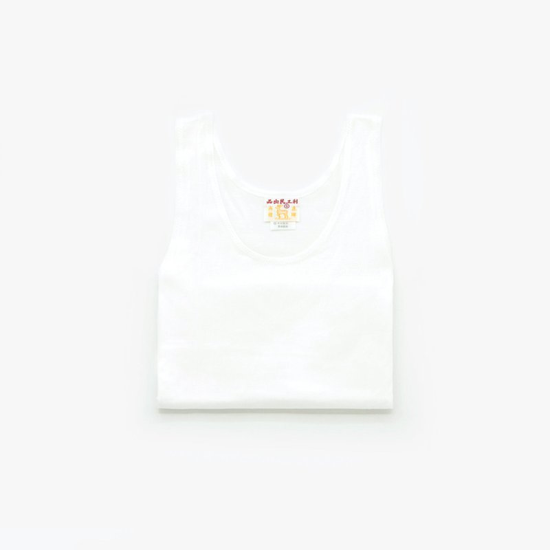 【Li Gongmin】Golden Deer-White Vest - เสื้อกั๊กผู้ชาย - ผ้าฝ้าย/ผ้าลินิน 