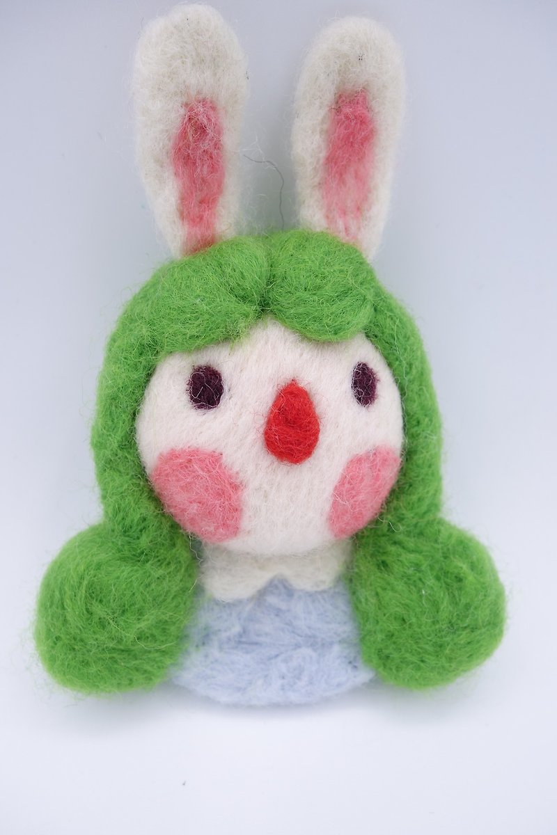 Wool character brooch - Brooches - Wool 