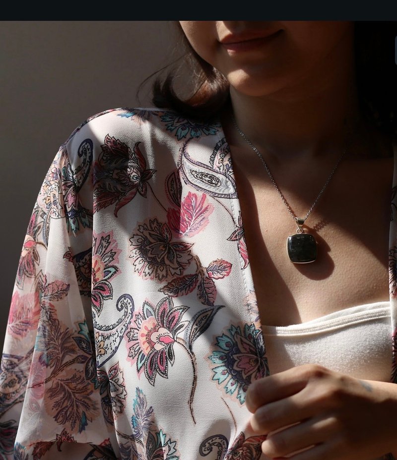 泰國丨民族輕外套-晨霧花散 - 女大衣/外套 - 其他材質 白色