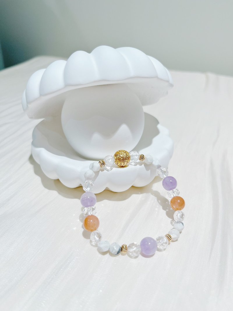 [FWP Boutique joint model] Magic Paradise Crystal Bracelet Shun Shun Coffee Cup - Bracelets - Crystal 
