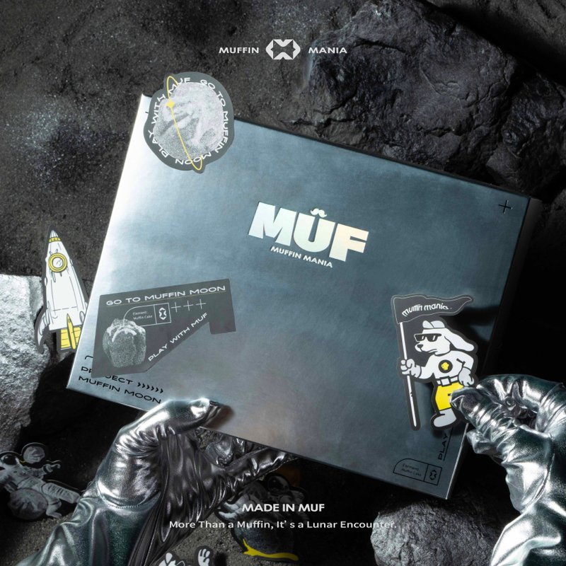 MUF • 太空無垠流心瑪芬禮盒 - 蛋糕/甜點 - 新鮮食材 多色