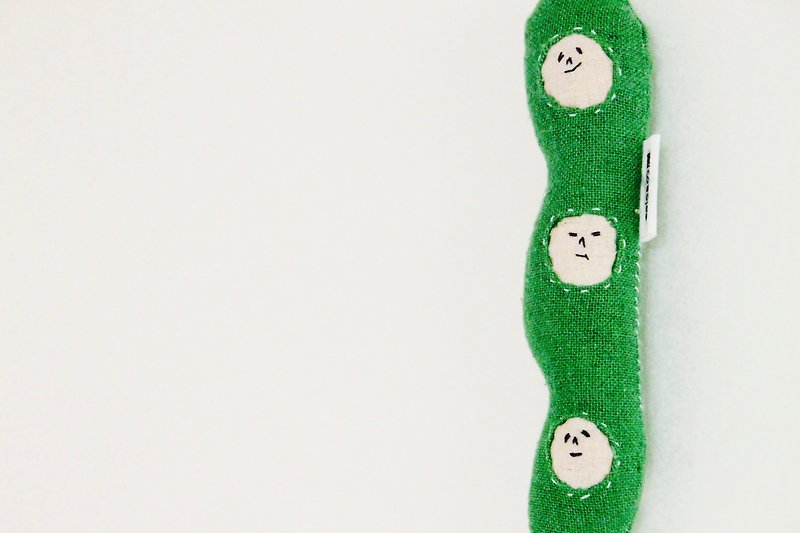 mame strap - พวงกุญแจ - ผ้าฝ้าย/ผ้าลินิน สีเขียว