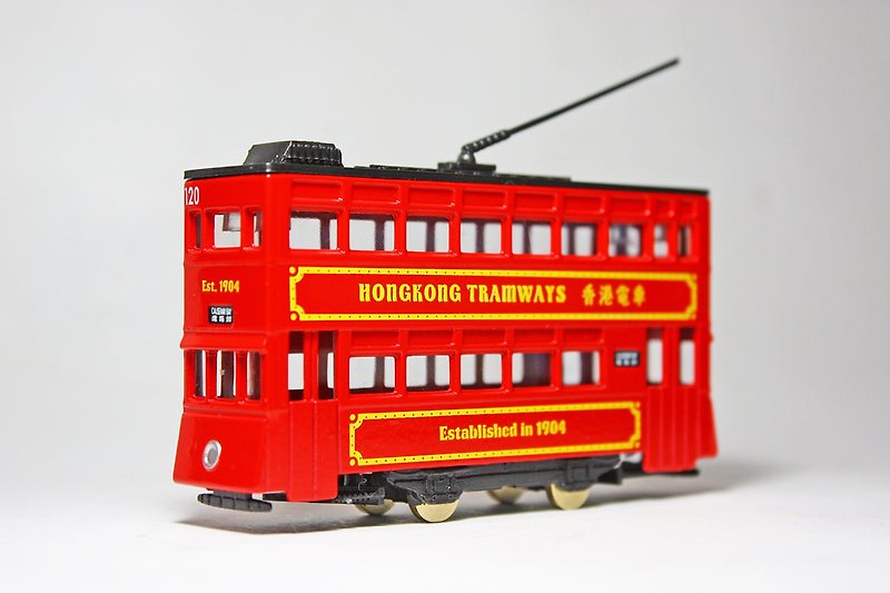 "Fascinated 120 - Classic Red" HK Tram Die-cast Model - Stuffed Dolls & Figurines - Other Metals 