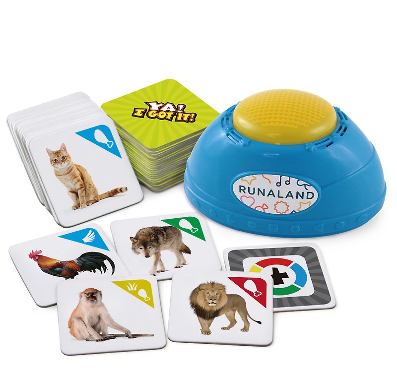 【Parent-Child Board Game】Voice Calling (Animal Version) | Parent-Child Play Listening Training - Kids' Toys - Plastic Blue