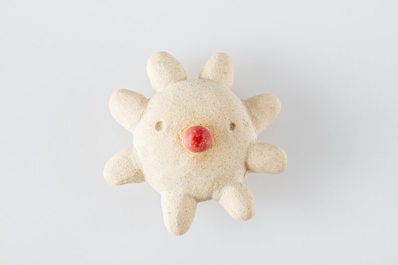 變形章魚系列—太陽章魚 - 擺飾/家飾品 - 陶 白色