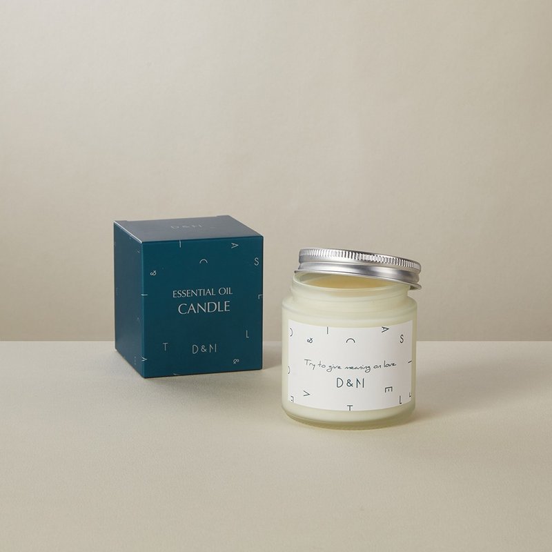 [Original Scene | Various Scents] D&M Calm and Soothing Essential Oil Fragrance Candle 100g (Special for Melted Wax Lamps) - เทียน/เชิงเทียน - ขี้ผึ้ง ขาว