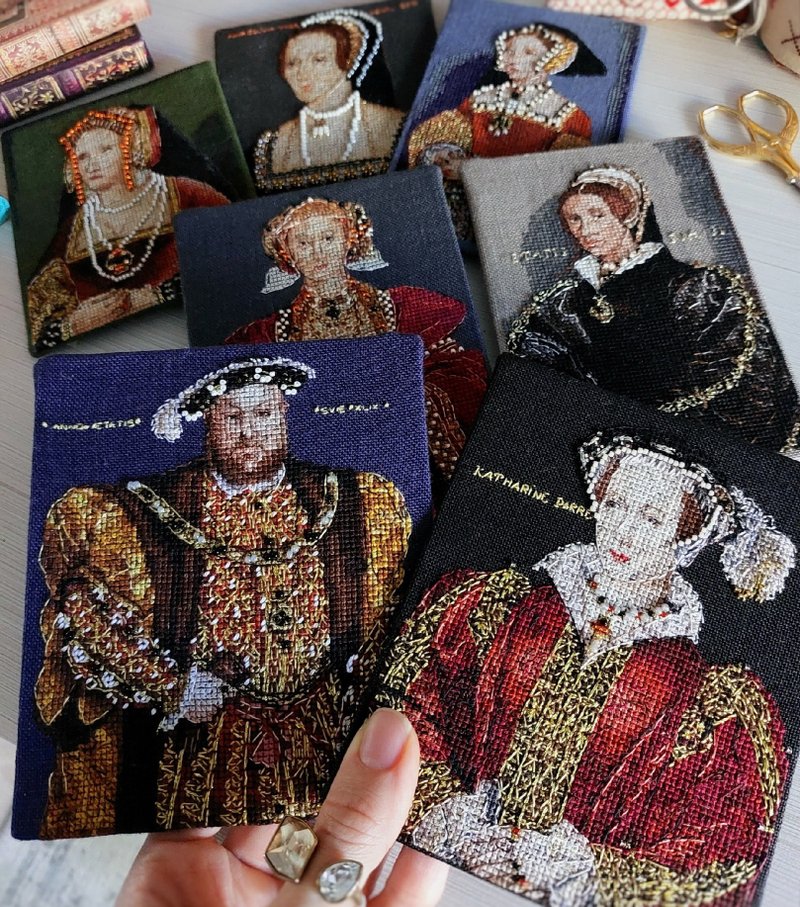 Economy Pack of 7 Henry VIII and his wifes patterns - 手工藝教學/工具書 - 其他材質 