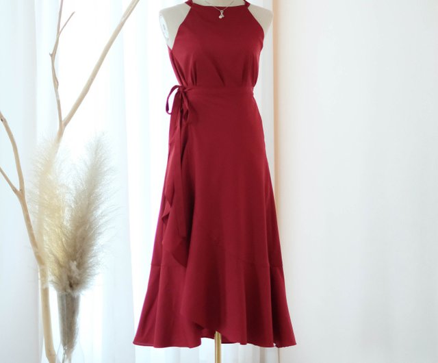 Blood Red Formal Dress