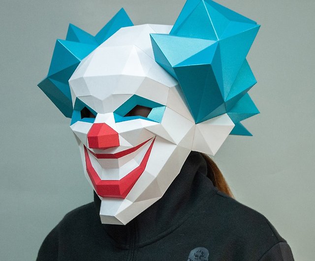 DIY Handmade 3D Paper Gift Headgear Mask Mask - Shop Ask Creative Stuffed Dolls & Figurines - Pinkoi