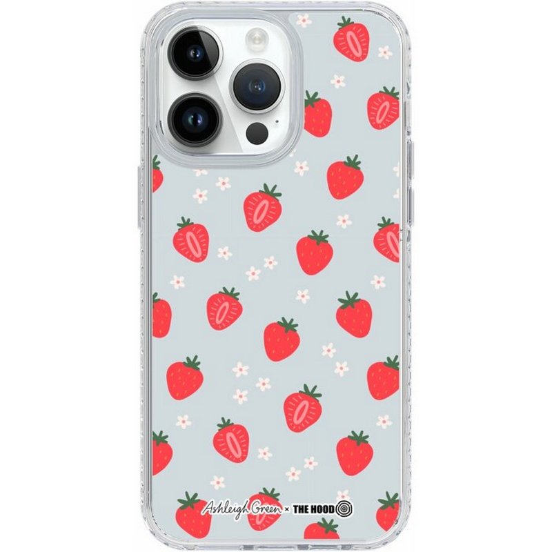 Strawberries iPhone16 SamsungS25 氣墊標準防摔鏡面手機殼 - 手機殼/手機套 - 塑膠 多色
