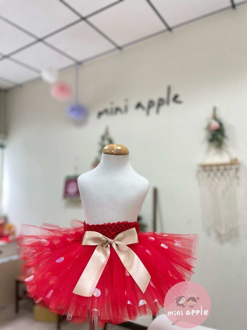 聖誕限定款手工澎澎裙 - 裙子/長裙 - 其他材質 